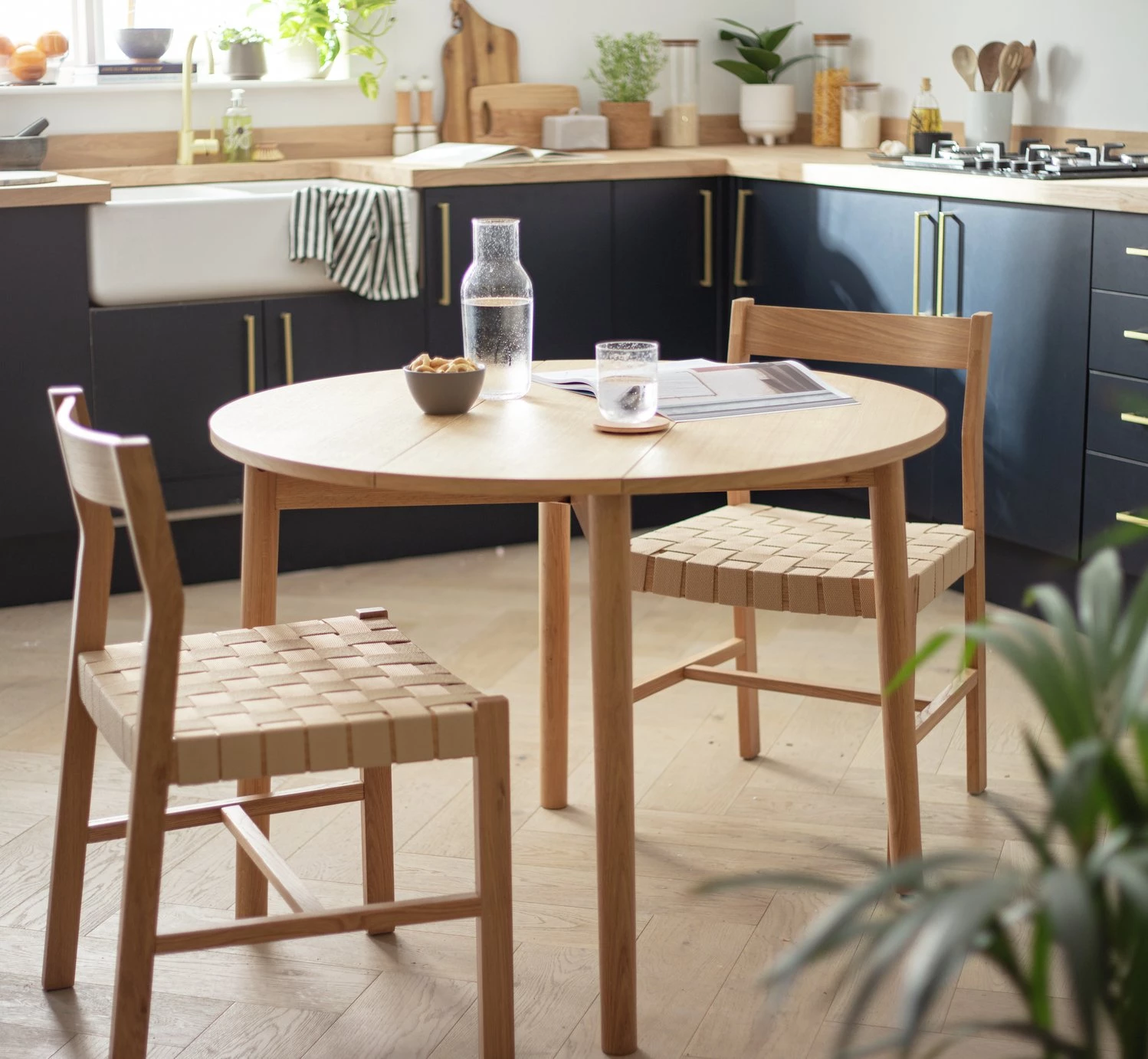 On Sale - Habitat Jessie Wood 4 Seater Folding Table Walnut Dining Tables 4 On Sale - Habitat Jessie Wood 4 Seater Folding Table Walnut Dining Tables - Image 2