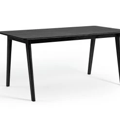 Best Price - Habitat Nel Wood 4 Seater Dining Table Black Furniture
