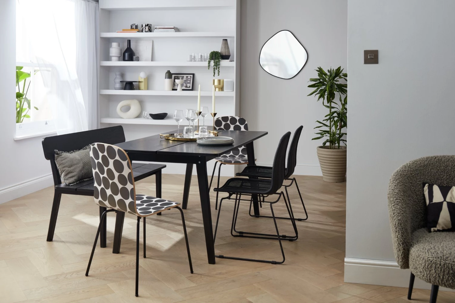 Best Price - Habitat Nel Wood 4 Seater Dining Table Black Furniture 11 Best Price - Habitat Nel Wood 4 Seater Dining Table Black Furniture - Image 9