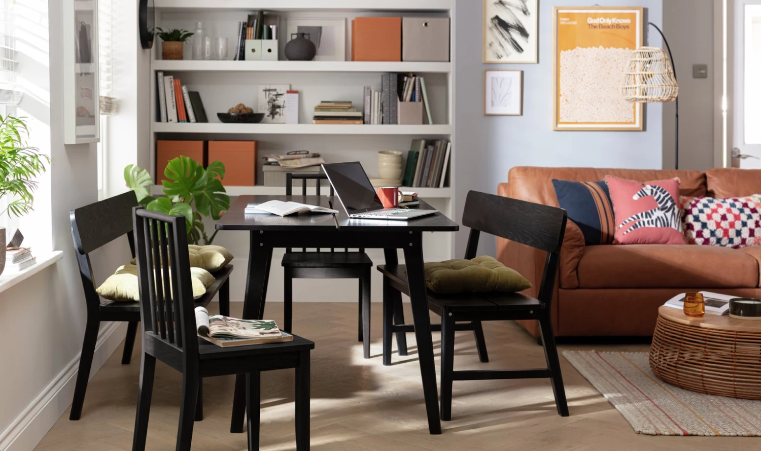 Best Price - Habitat Nel Wood 4 Seater Dining Table Black Furniture 12 Best Price - Habitat Nel Wood 4 Seater Dining Table Black Furniture - Image 10