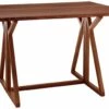 The Surprise Price - Habitat Heath Wood Effect 4 Seater Folding Table Walnut Dining Tables