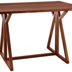 The Surprise Price - Habitat Heath Wood Effect 4 Seater Folding Table Walnut Dining Tables