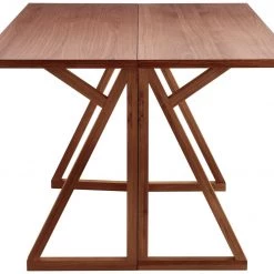 The Surprise Price - Habitat Heath Wood Effect 4 Seater Folding Table Walnut Dining Tables -Dining Sales Shop unnamed file 1096