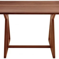 The Surprise Price - Habitat Heath Wood Effect 4 Seater Folding Table Walnut Dining Tables -Dining Sales Shop unnamed file 1098