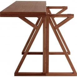 The Surprise Price - Habitat Heath Wood Effect 4 Seater Folding Table Walnut Dining Tables -Dining Sales Shop unnamed file 1100