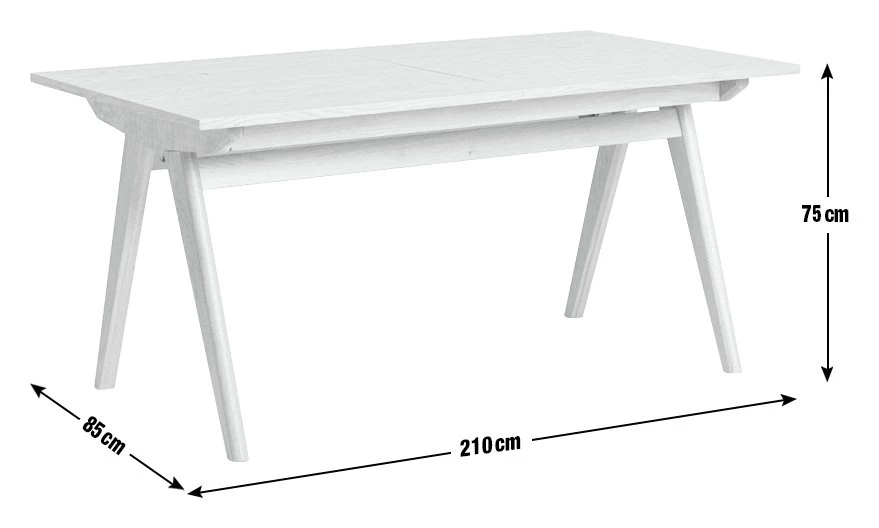 Flash Sale - Habitat Jerry Extending 4 6 Seater Dining Table Oak Dining Tables 6 Flash Sale - Habitat Jerry Extending 4 6 Seater Dining Table Oak Dining Tables - Image 4