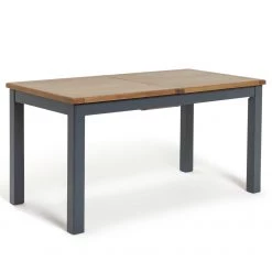 Free Shipping - Habitat Kent Extending 68 Seater Dining Table Dark Grey Furniture