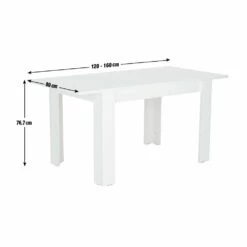 Free Shipping - Habitat Miami Gloss Extending 4 6 Seater Table White Dining Tables -Dining Sales Shop unnamed file 1202