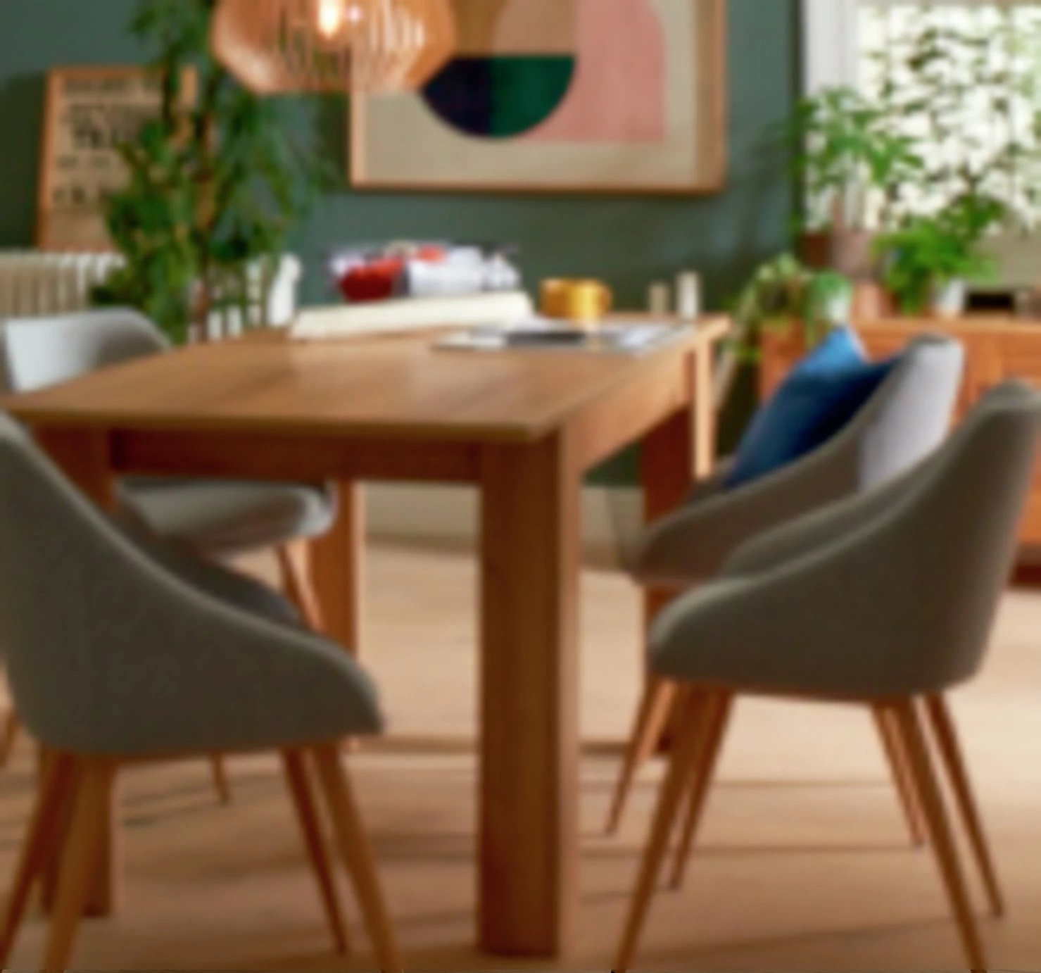 Flash Sale - Habitat Miami Extending 4 6 Seater Table Oak Effect Dining Tables 4 Flash Sale - Habitat Miami Extending 4 6 Seater Table Oak Effect Dining Tables - Image 2