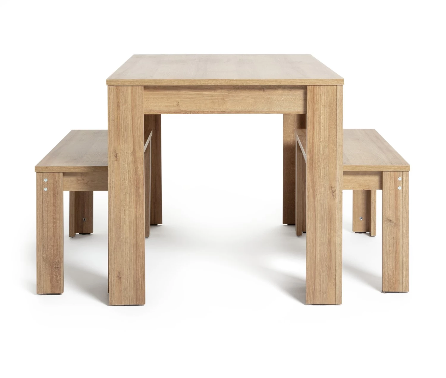 Free Shipping - Habitat Miami Oak Effect Dining Table & 2 Benches Space Saving Dining Sets 6 Free Shipping - Habitat Miami Oak Effect Dining Table & 2 Benches Space Saving Dining Sets - Image 4