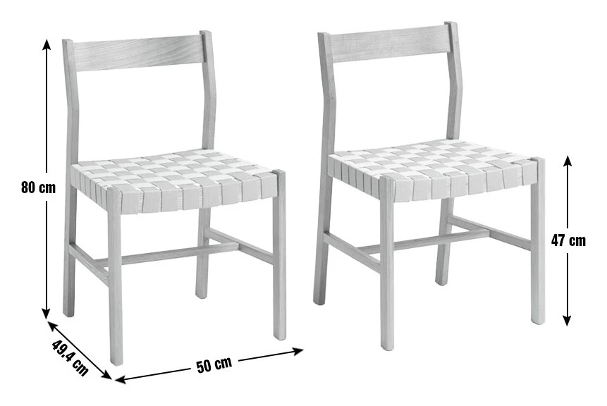 The Surprise Price - Habitat Beverly Pair Of Wood Dining Chairs Oak Dining Chairs And Benches 6 The Surprise Price - Habitat Beverly Pair Of Wood Dining Chairs Oak Dining Chairs And Benches - Image 4