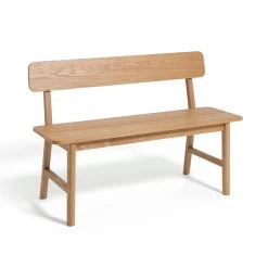 Flash Sale - Habitat Nel Wood Dining Bench Oak Furniture
