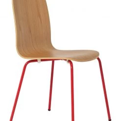 Discount - Habitat Kirby Pair Of Metal Chair Oak And Red Gloss Dining Chairs And Benches -Dining Sales Shop unnamed file 1543
