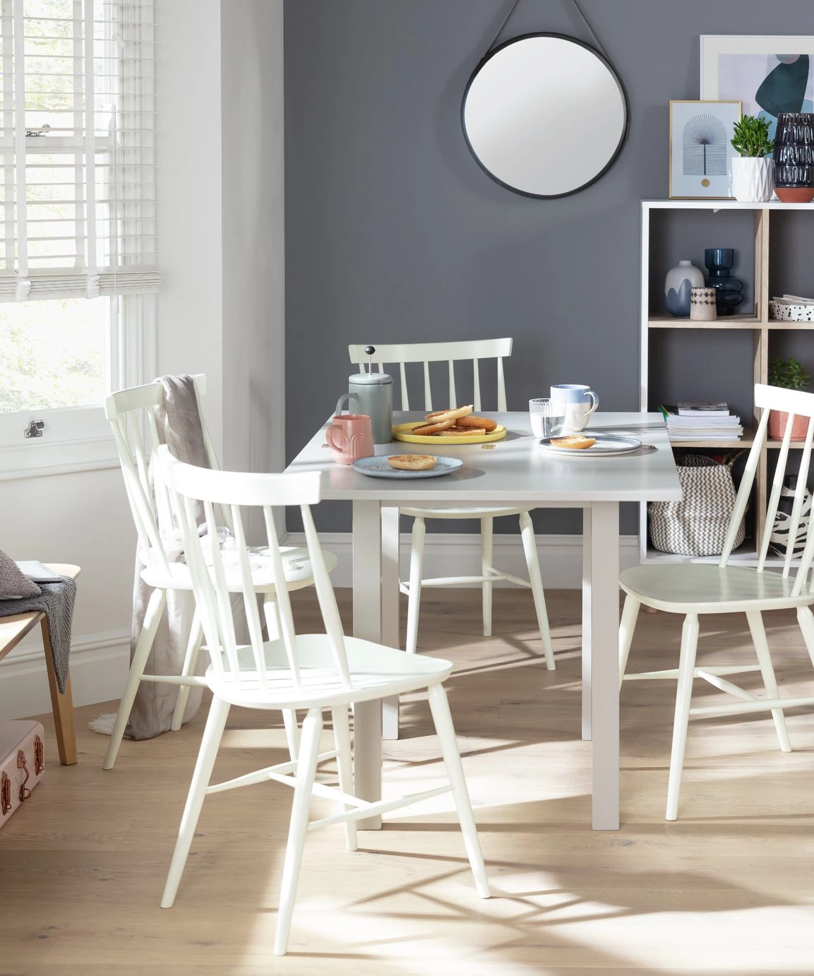 Best Price - Habitat Talia Pair Of Spindle Back Dining Chair White Dining Chairs And Benches 4 Best Price - Habitat Talia Pair Of Spindle Back Dining Chair White Dining Chairs And Benches - Image 2