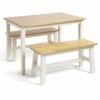 Discount - Habitat Chicago Solid Wood Table & 2 Two Tone Benches Dining Room Sets -Dining Sales Shop unnamed file 157
