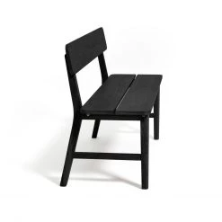 Discount - Habitat Nel Wood Dining Bench Black Furniture -Dining Sales Shop unnamed file 1582