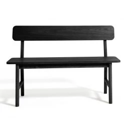 Discount - Habitat Nel Wood Dining Bench Black Furniture -Dining Sales Shop unnamed file 1583