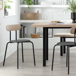 Free Shipping - Habitat Zayn Pair Of Metal Dining Chairs Black Furniture -Dining Sales Shop unnamed file 1591