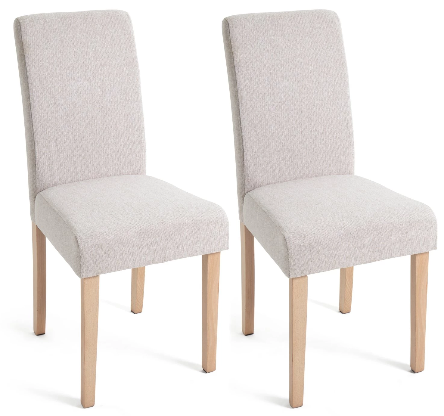 The Surprise Price - Habitat Midback Pair Of Fabric Dining Chairs Cream Dining Chairs And Benches 3 The Surprise Price - Habitat Midback Pair Of Fabric Dining Chairs Cream Dining Chairs And Benches