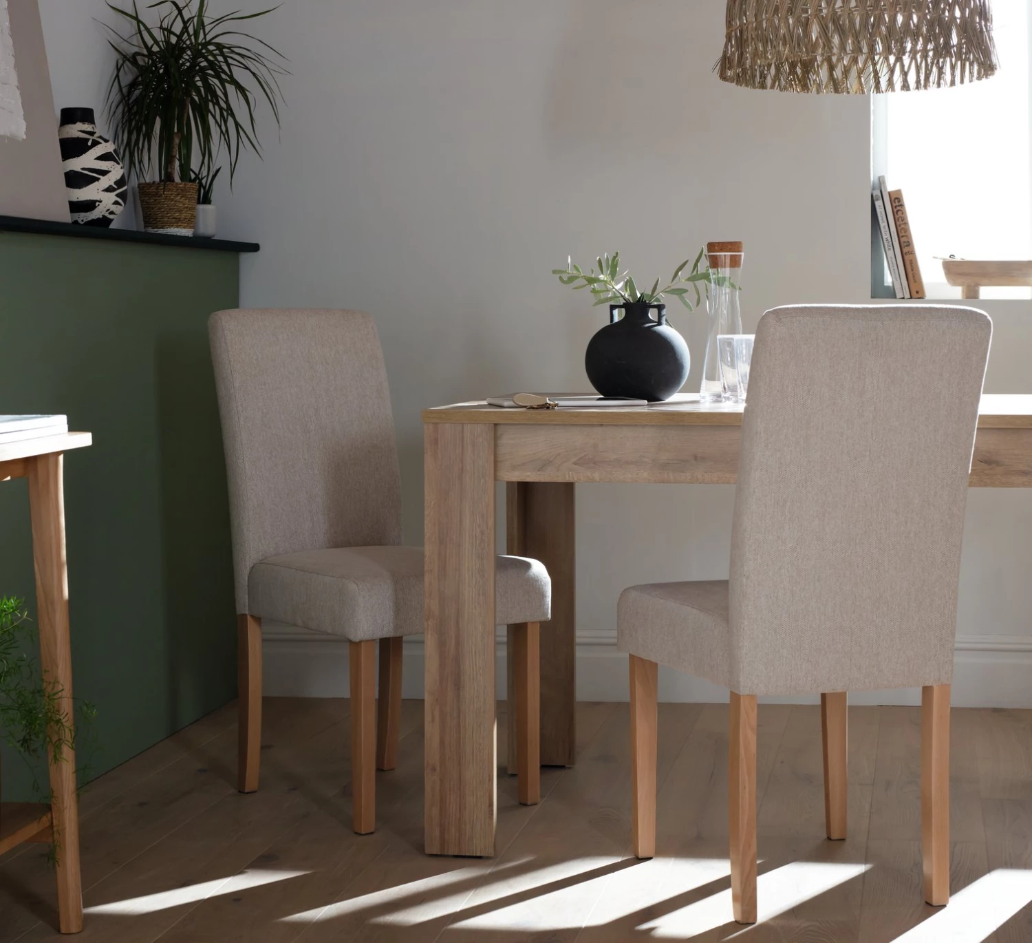 The Surprise Price - Habitat Midback Pair Of Fabric Dining Chairs Cream Dining Chairs And Benches 4 The Surprise Price - Habitat Midback Pair Of Fabric Dining Chairs Cream Dining Chairs And Benches - Image 2