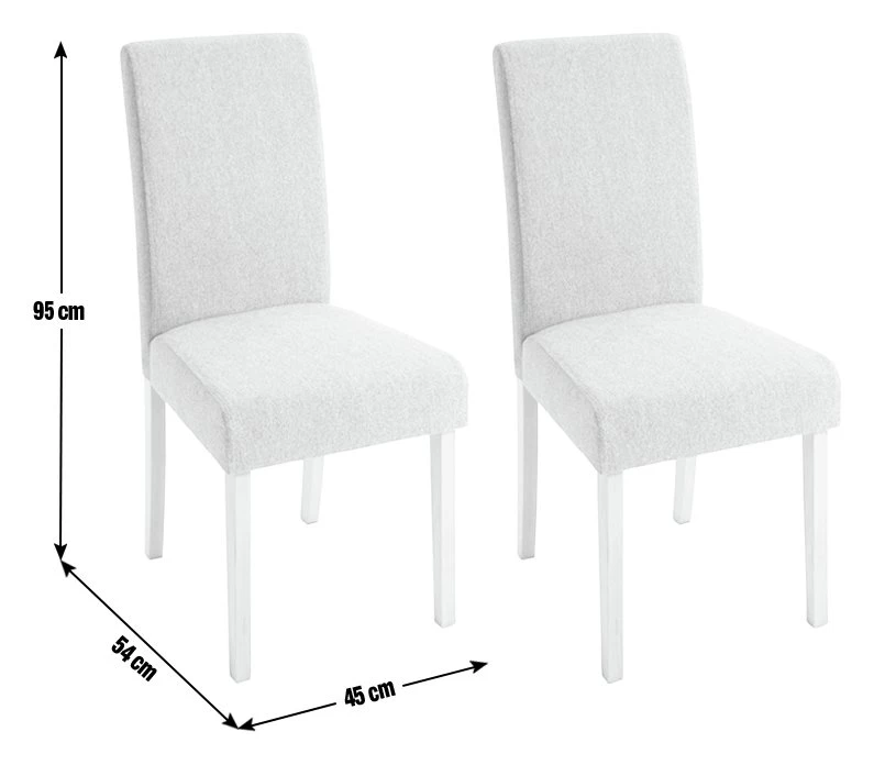 The Surprise Price - Habitat Midback Pair Of Fabric Dining Chairs Cream Dining Chairs And Benches 6 The Surprise Price - Habitat Midback Pair Of Fabric Dining Chairs Cream Dining Chairs And Benches - Image 4