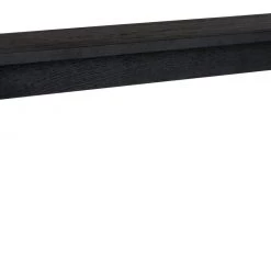Flash Sale - Habitat Etta 3 Seater Dining Bench Black Furniture