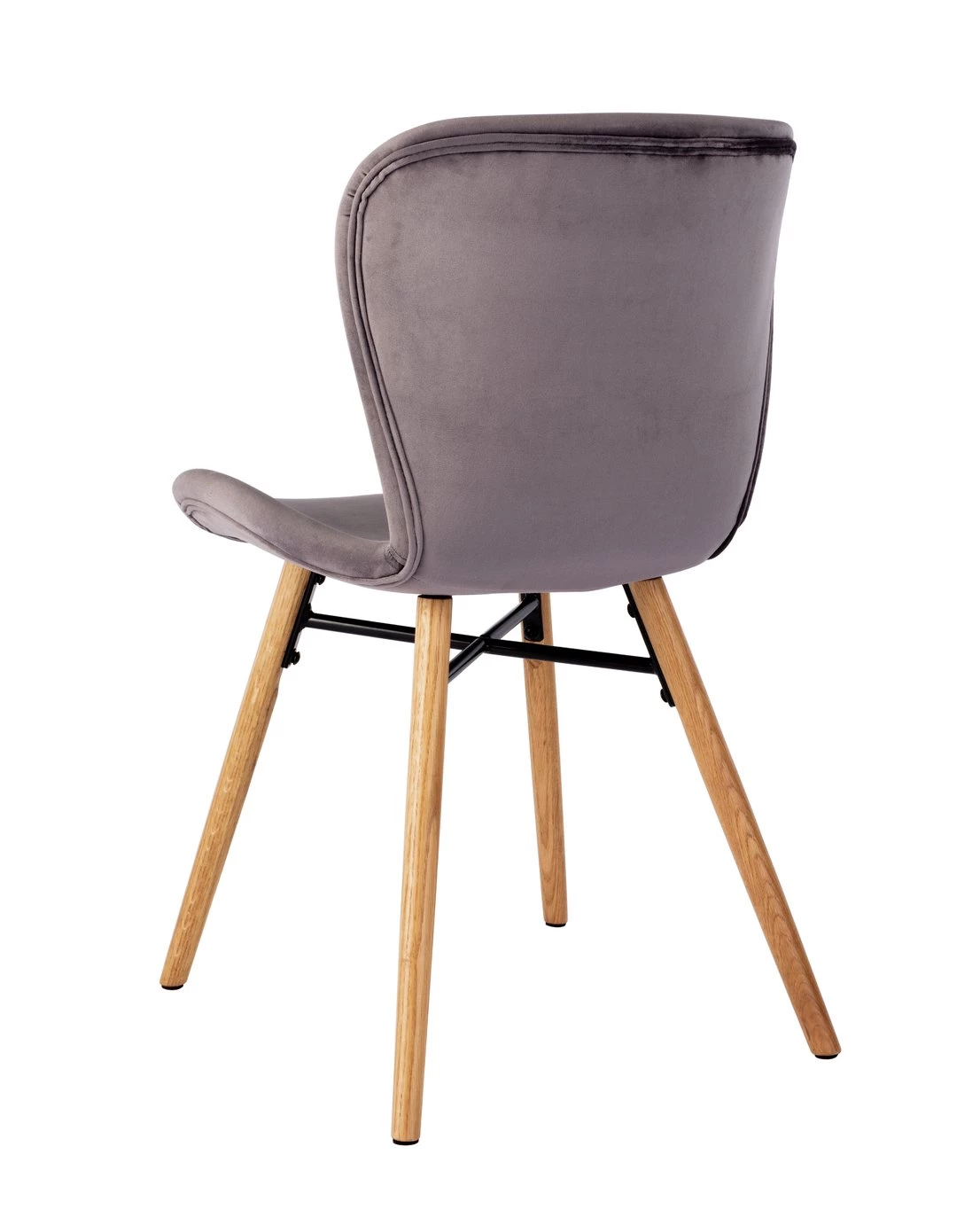 Shipping Included - Habitat Etta Pair Of Velvet Dining Chair Grey Furniture 6 Shipping Included - Habitat Etta Pair Of Velvet Dining Chair Grey Furniture - Image 4