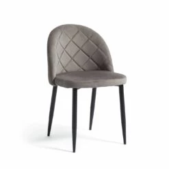 Free Shipping - Habitat 4 Imogen Velvet Dining Chairs Grey Furniture -Dining Sales Shop unnamed file 1849