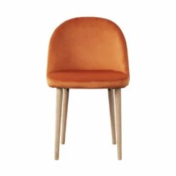 Shipping Included - Habitat 4 Imogen Fabric Dining Chairs Orange Dining Chairs And Benches -Dining Sales Shop unnamed file 1856