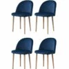 Discount - Habitat 4 Imogen Fabric Dining Chairs Navy Dining Chairs And Benches -Dining Sales Shop unnamed file 1860