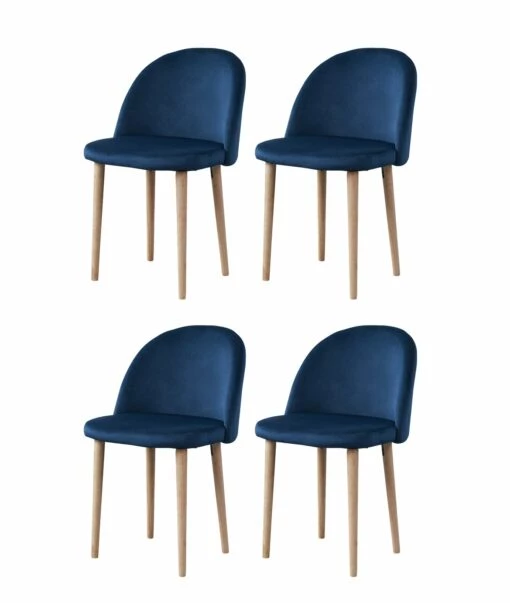 Discount - Habitat 4 Imogen Fabric Dining Chairs Navy Dining Chairs And Benches -Dining Sales Shop unnamed file 1860
