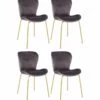 Flash Sale - Habitat 4 Etta Velvet Dining Chairs Grey Dining Chairs And Benches -Dining Sales Shop unnamed file 1888