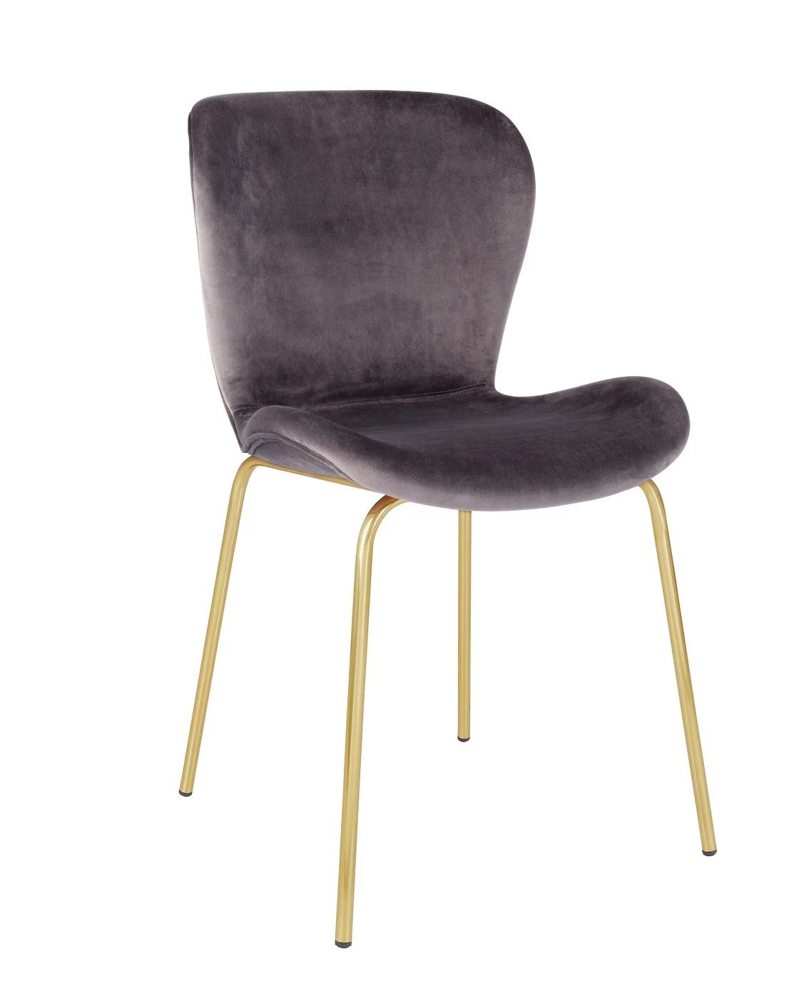 Flash Sale - Habitat 4 Etta Velvet Dining Chairs Grey Dining Chairs And Benches 9 Flash Sale - Habitat 4 Etta Velvet Dining Chairs Grey Dining Chairs And Benches - Image 7