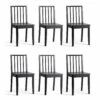 Discount - Habitat 6 Nel Solid Wood Spindle Chairs Black Furniture -Dining Sales Shop unnamed file 1923