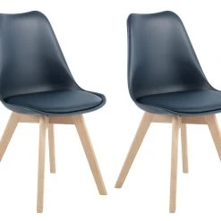 The Surprise Price - Habitat 6 Jerry Dining Chairs Blue Dining Chairs And Benches