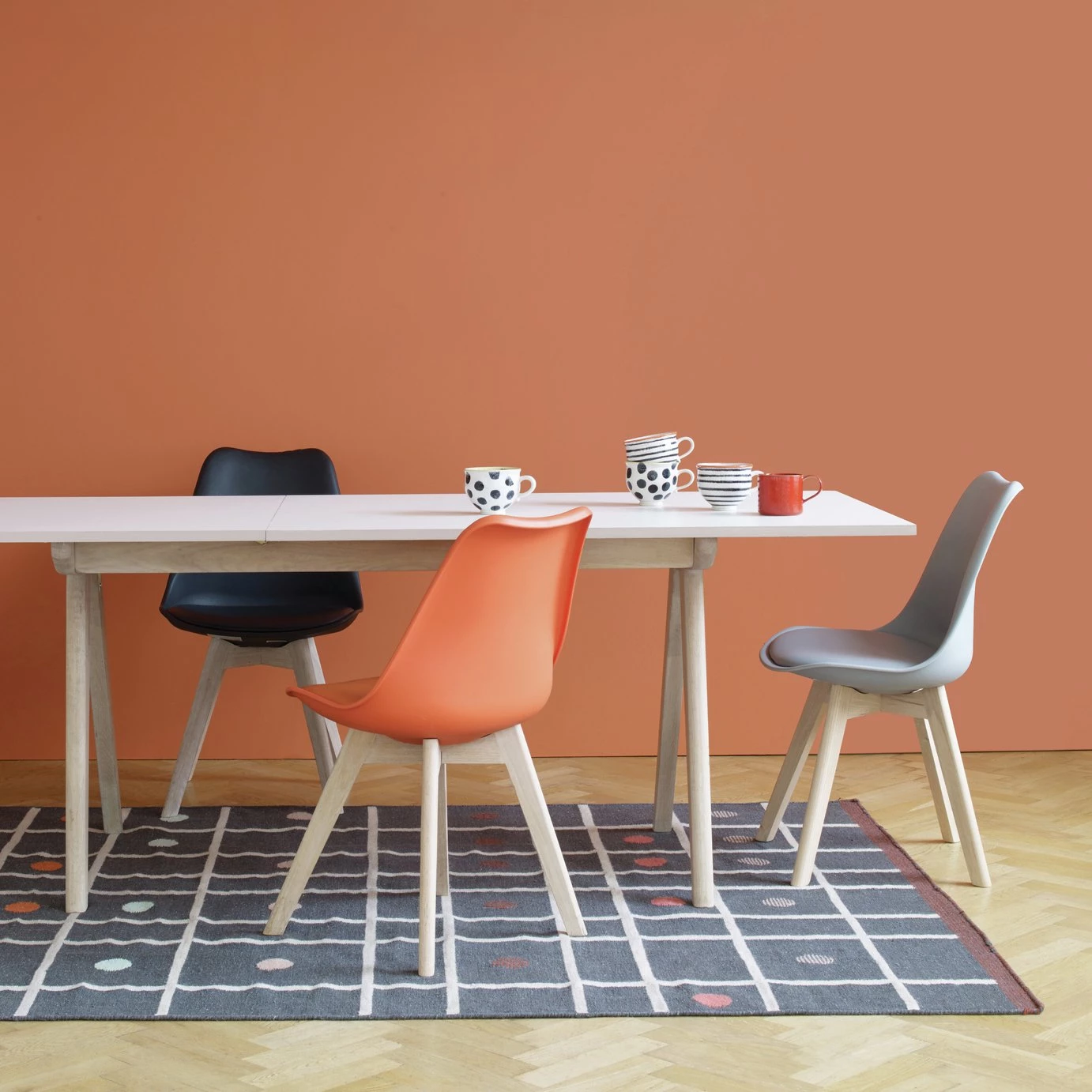 Discount - Habitat 6 Jerry Dining Chairs Grey Furniture 11 Discount - Habitat 6 Jerry Dining Chairs Grey Furniture - Image 9