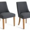 Free Shipping - Habitat Alec Pair Of Fabric Dining Chair Charcoal Furniture -Dining Sales Shop unnamed file 2052