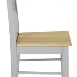 Free Shipping - Habitat Chicago Pair Of Solid Wood Dining Chair Grey & Oak Furniture -Dining Sales Shop unnamed file 2146
