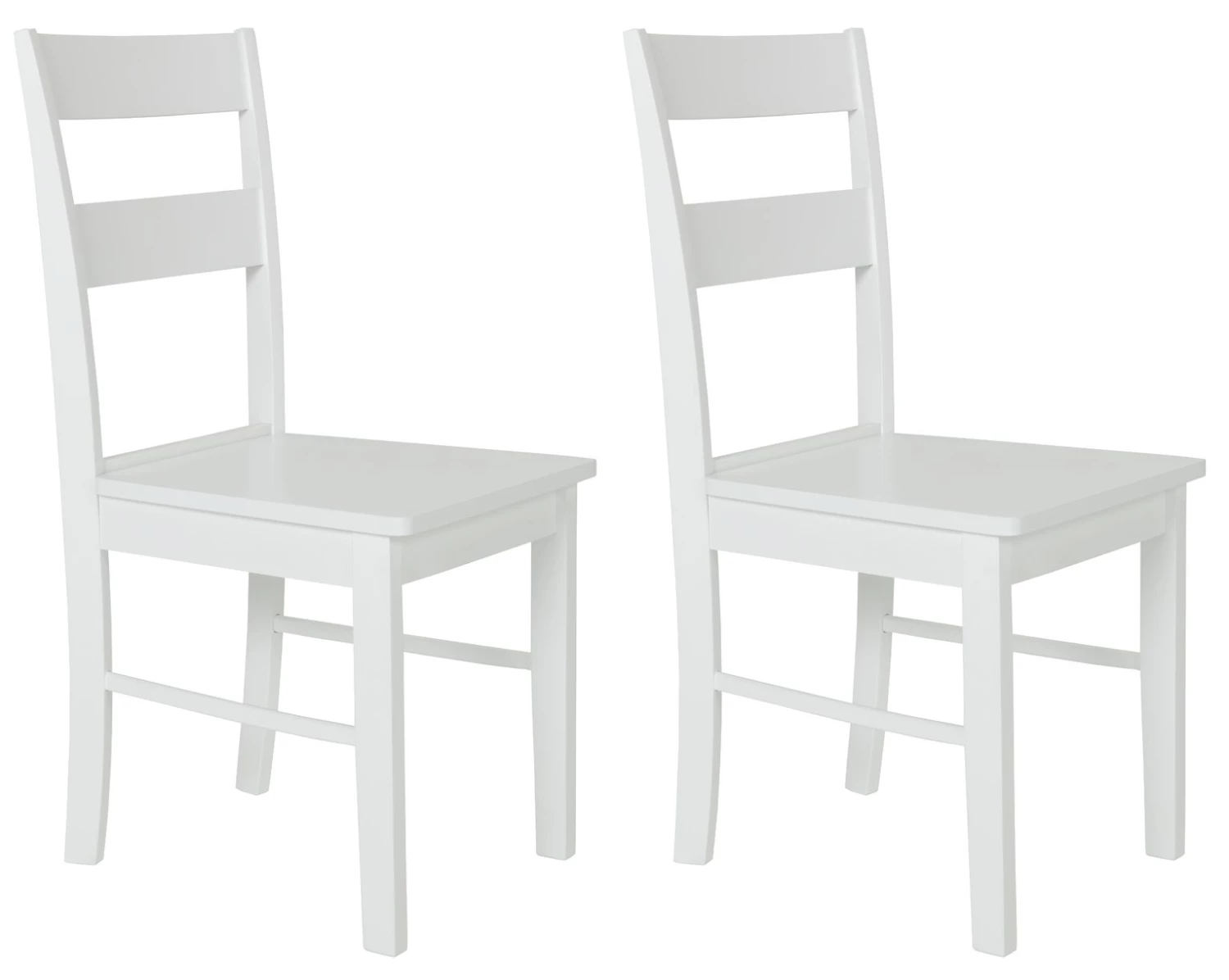 Shipping Included - Habitat Chicago Pair Of Solid Wood Dining Chair White Furniture 3 Shipping Included - Habitat Chicago Pair Of Solid Wood Dining Chair White Furniture
