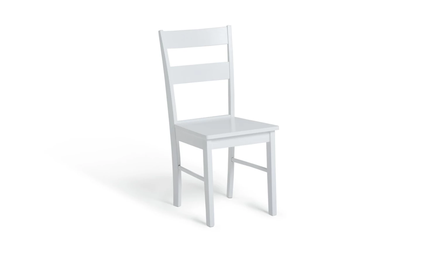 Shipping Included - Habitat Chicago Pair Of Solid Wood Dining Chair White Furniture 5 Shipping Included - Habitat Chicago Pair Of Solid Wood Dining Chair White Furniture - Image 3