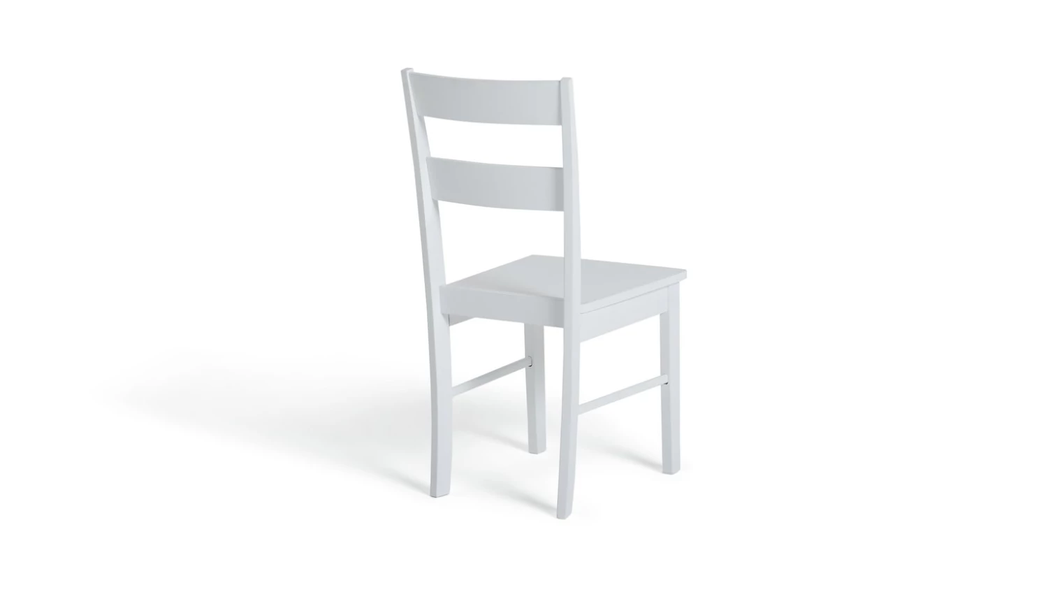 Shipping Included - Habitat Chicago Pair Of Solid Wood Dining Chair White Furniture 7 Shipping Included - Habitat Chicago Pair Of Solid Wood Dining Chair White Furniture - Image 5