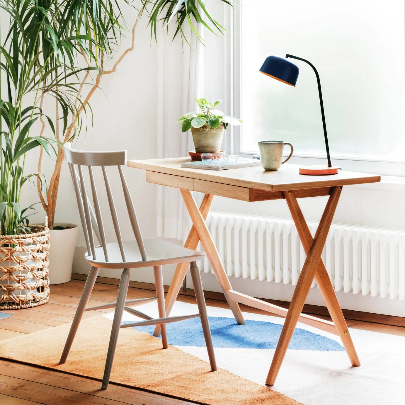 Discount - Habitat Talia Pair Of Solid Wood Dining Chairs Grey Dining Chairs And Benches 4 Discount - Habitat Talia Pair Of Solid Wood Dining Chairs Grey Dining Chairs And Benches - Image 2