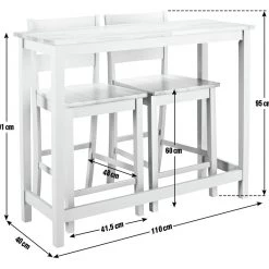 Best Price - Habitat Chicago Bar Table And 2 Stools Grey Space Saving Dining Sets -Dining Sales Shop unnamed file 2239
