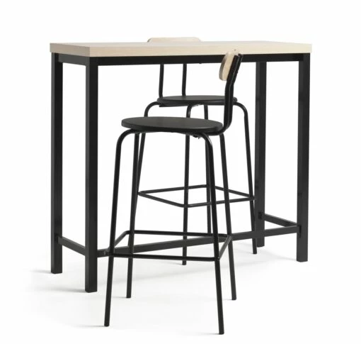 On Sale - Habitat Zayn Wood Effect Bar Table & 2 Black Chairs Furniture -Dining Sales Shop unnamed file 2264