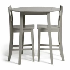 On Sale - Habitat Chicago Extending Bar Table & 2 Stools Grey Furniture -Dining Sales Shop unnamed file 2287
