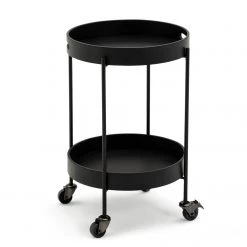On Sale - Habitat Eris Drinks Trolley Black Kitchen Trolleys -Dining Sales Shop unnamed file 2306