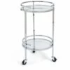 Free Shipping - Habitat Chrome And Glass Drinks Trolley Kitchen Trolleys -Dining Sales Shop unnamed file 2311