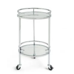 Free Shipping - Habitat Chrome And Glass Drinks Trolley Kitchen Trolleys -Dining Sales Shop unnamed file 2313