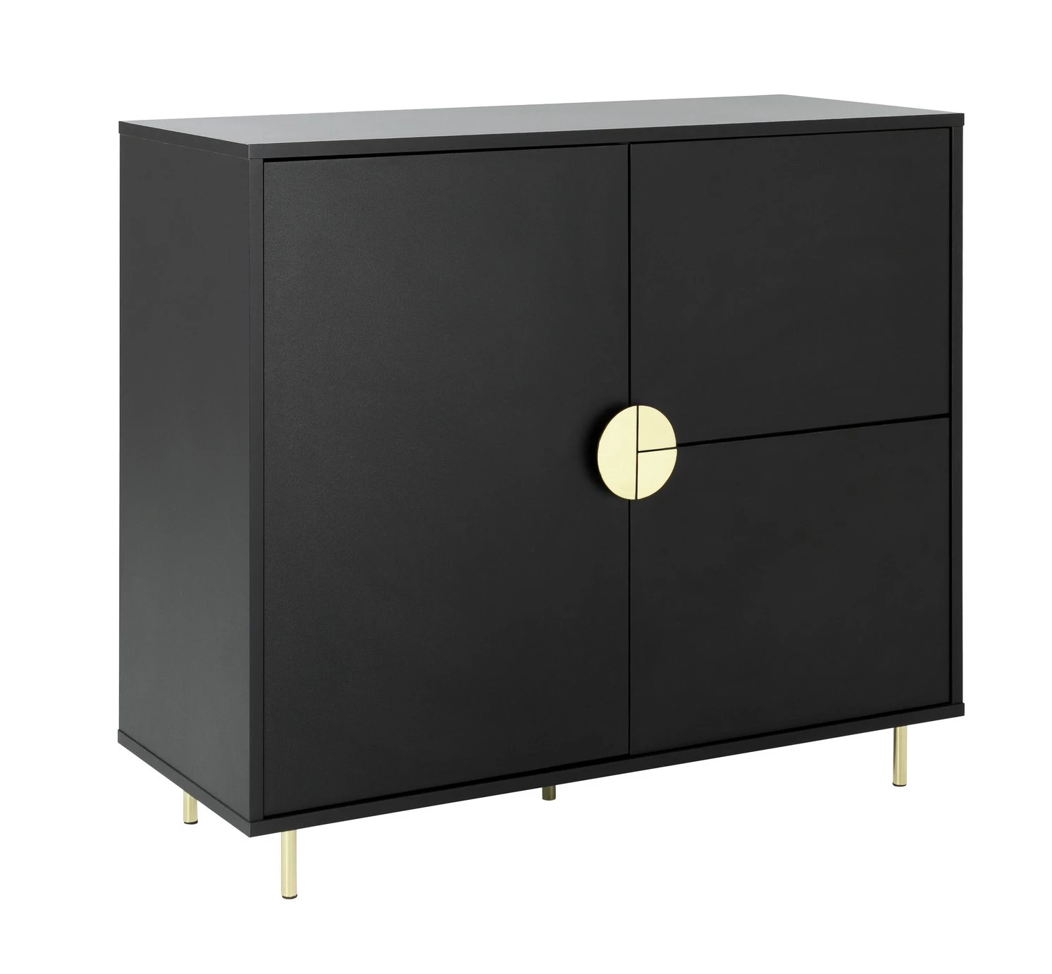 The Surprise Price - Habitat Nara 3 Door Drinks Cabinet Black Sideboards 4 The Surprise Price - Habitat Nara 3 Door Drinks Cabinet Black Sideboards - Image 4