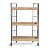 Best Price - Habitat Kai Wood Drinks Trolley Black & Mango Kitchen Accessories -Dining Sales Shop unnamed file 2325